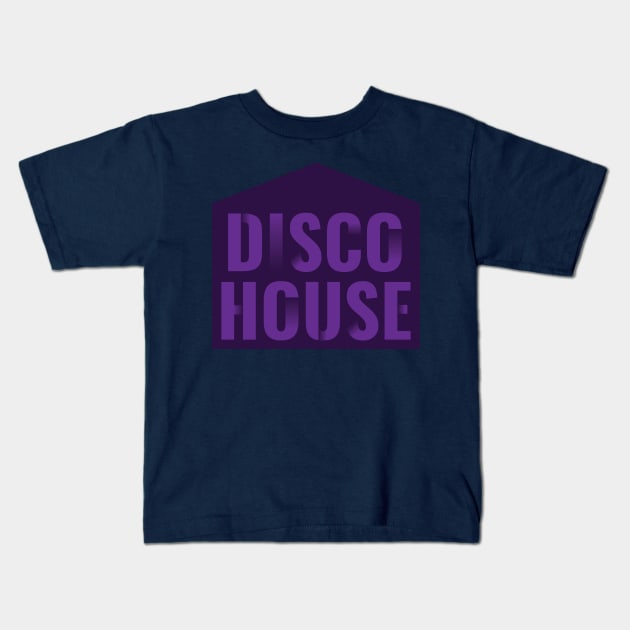 Disco House Kids T-Shirt by dojranliev